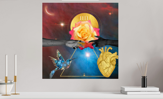 Limited Edition Digital Art Print- "Cosmic Union"